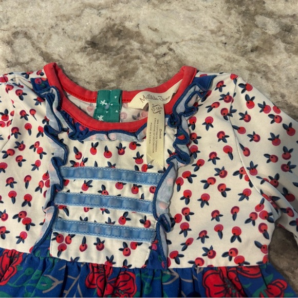 Matilda Jane Fall 2017 "Make Believe" collection Winterberry Top w/ bloomers - Picture 2 of 5